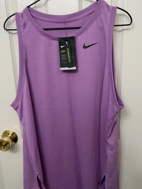 Nike Purple Dri-FIT Athletic Tank Top and Running Shorts